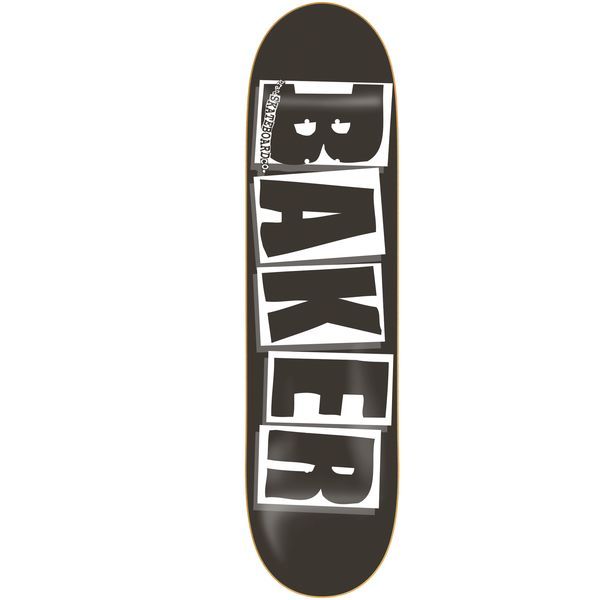 BAKER BRAND LOGO BLk/WHT DECK (8.0)
