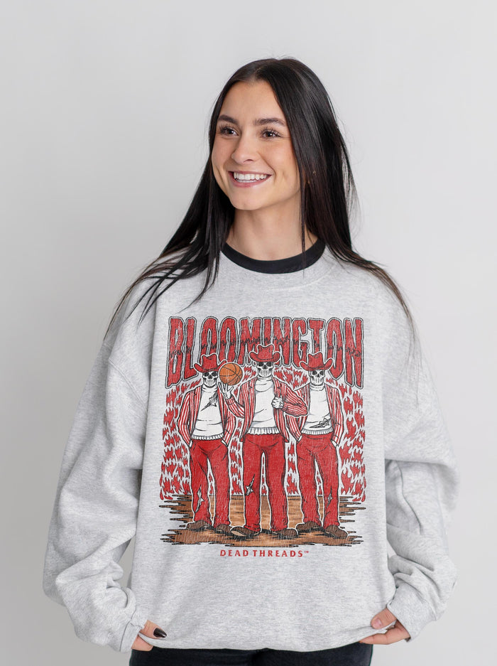 BLOOMINGTON BASKETBALL CREWNECK SWEATSHIRT – Sweatshirt – Dead Threads Apparel