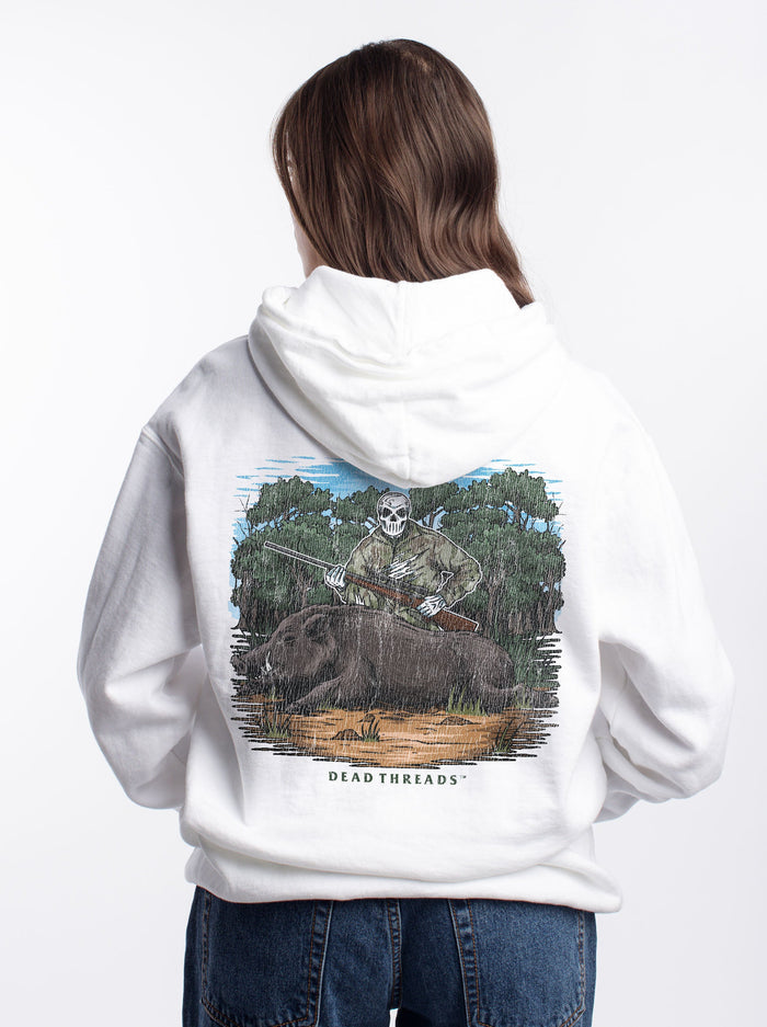 BOARED TO DEATH - “DT ESSENTIAL" HOODIE – Hoodie – Dead Threads Apparel
