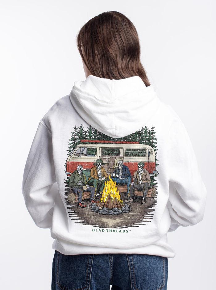 CAMPING IS IN TENTS - “DT ESSENTIAL" HOODIE – Hoodie – Dead Threads Apparel
