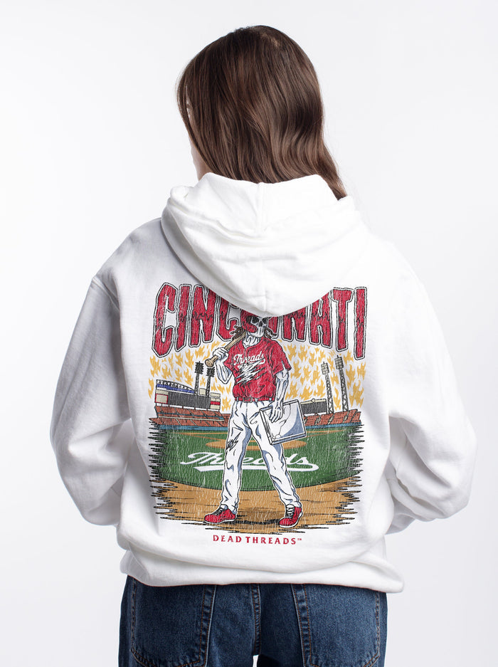 CINCINNATI BASEBALL - “DT ESSENTIAL" HOODIE – Hoodie – Dead Threads Apparel
