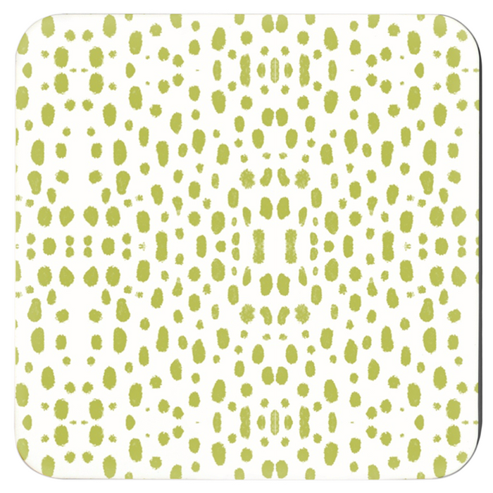 Coasters Spots on Spots Green Set of 4