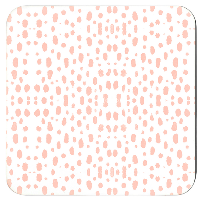 Coasters Spots on Spots Pink Set of 4