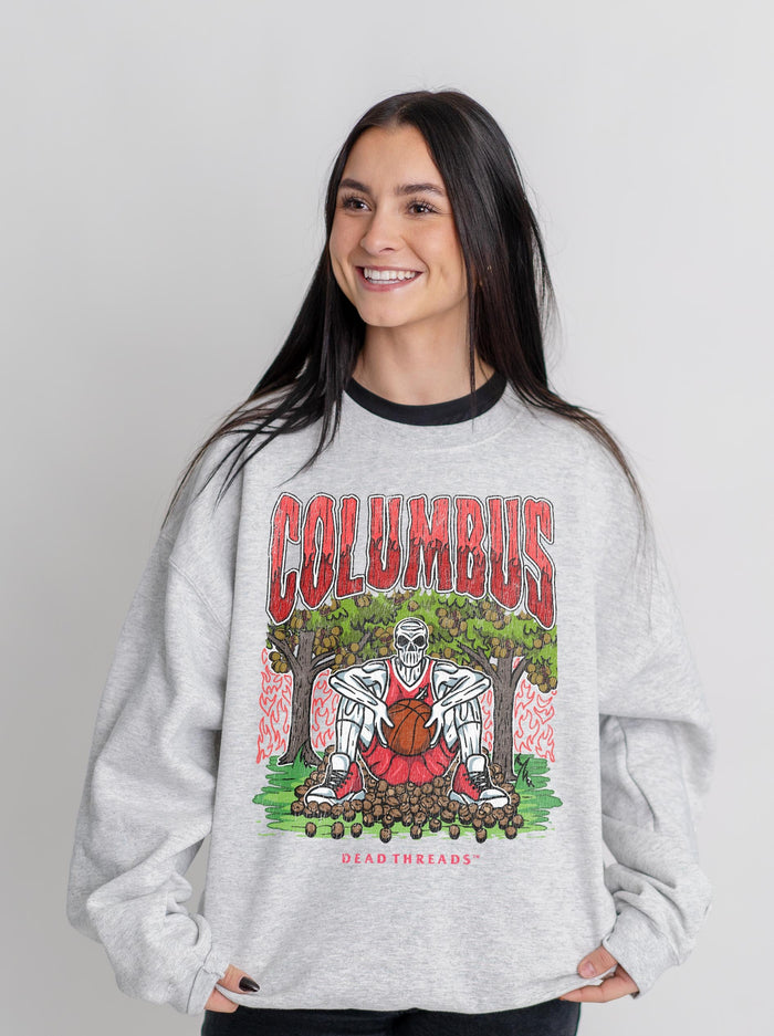 COLUMBUS BASKETBALL CREWNECK SWEATSHIRT – Sweatshirt – Dead Threads Apparel