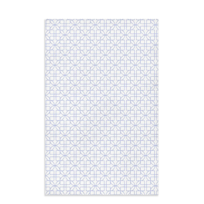D&D Lattice Dish Towel - Blue