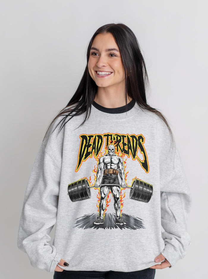 DEAD LIFT v1 CREWNECK SWEATSHIRT – Sweatshirt – Dead Threads Apparel