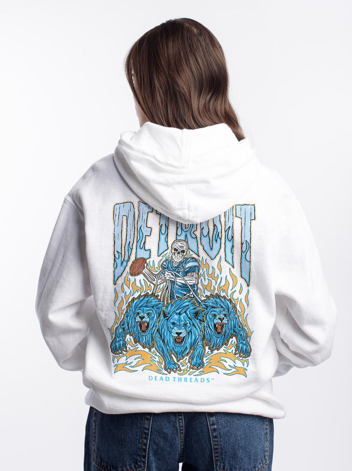 DETROIT FOOTBALL - “DT ESSENTIAL" HOODIE – Hoodie – Dead Threads Apparel
