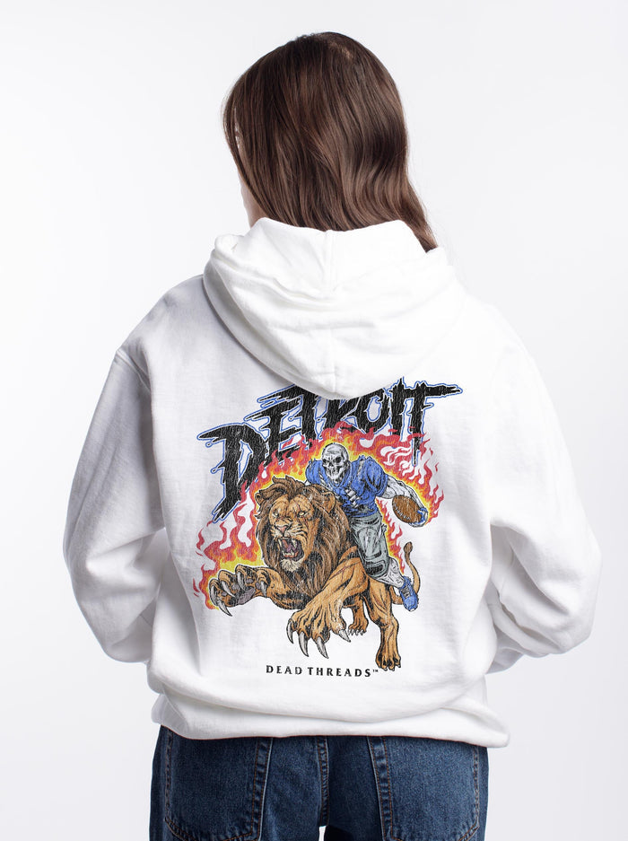 DETROIT FOOTBALL v2 - “DT ESSENTIAL" HOODIE – Hoodie – Dead Threads Apparel