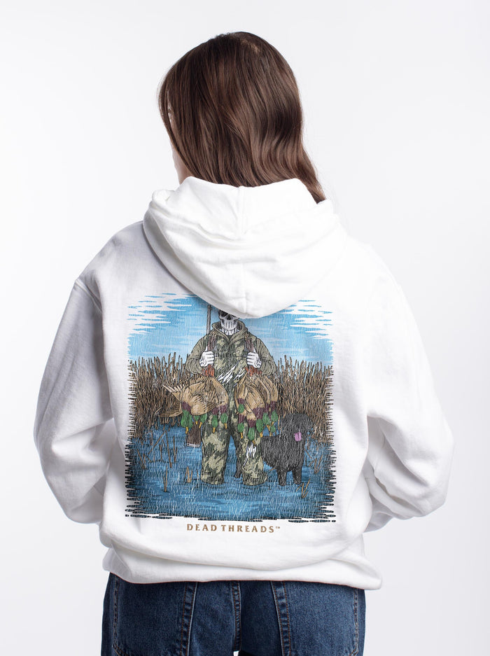 DUCK HUNTIN’ BLACK LAB - “DT ESSENTIAL" HOODIE – Hoodie – Dead Threads Apparel