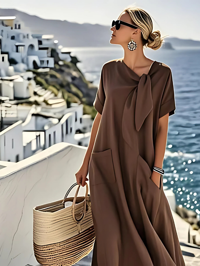 Ella | Elegant Dress with Beach Pockets