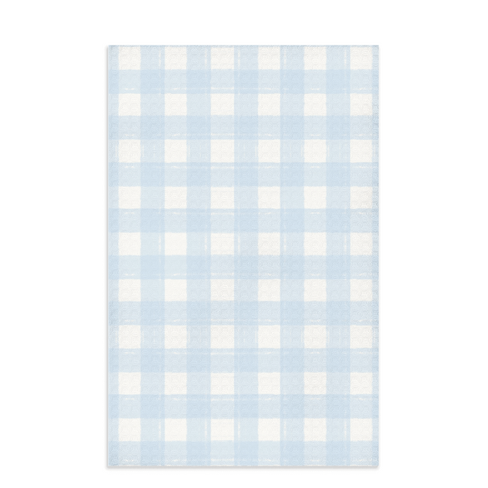 Gingham Blue Dish Towel