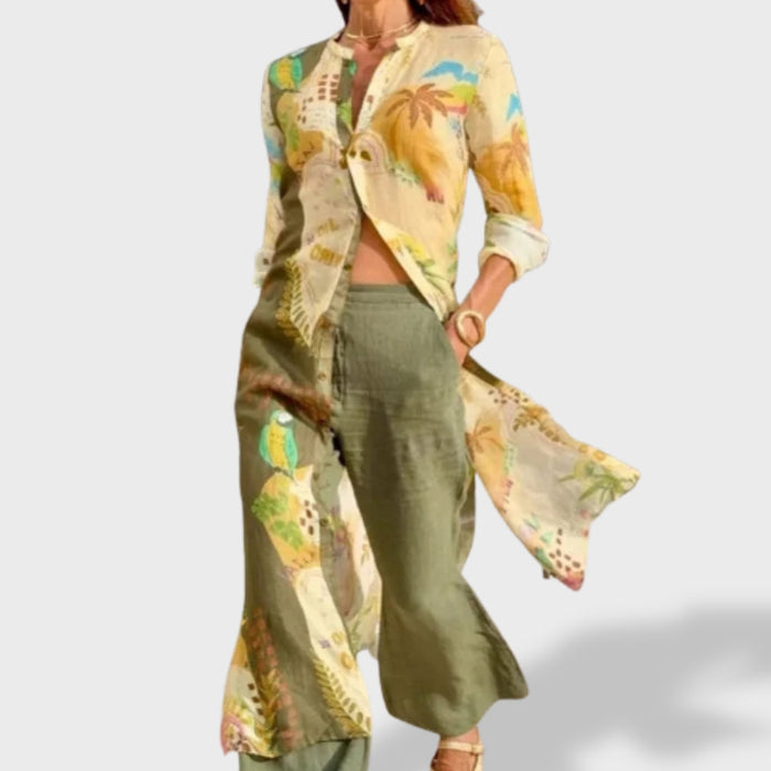 Ines | Lightweight Summer Linen Set