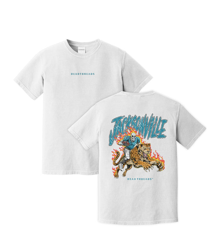 JACKSONVILLE FOOTBALL v2 - “DT ESSENTIAL" PREMIUM T - SHIRT – T-Shirt – Dead Threads Apparel