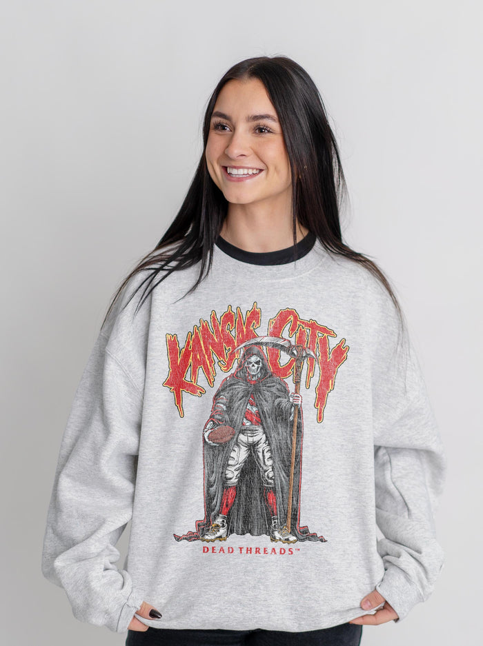 KANSAS CITY REAPER CREWNECK SWEATSHIRT – Sweatshirt – Dead Threads Apparel