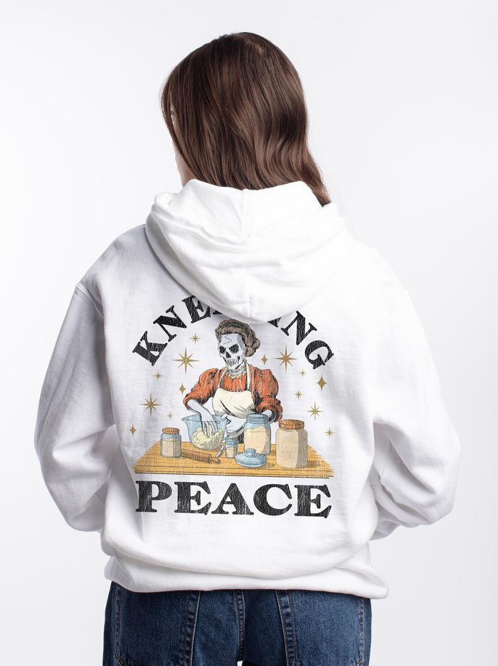 KNEADING PEACE - “DT ESSENTIAL" HOODIE – Hoodie – Dead Threads Apparel