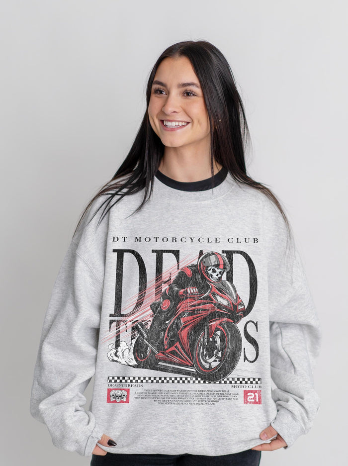 LAST LAP - CREWNECK SWEATSHIRT – Sweatshirt – Dead Threads Apparel