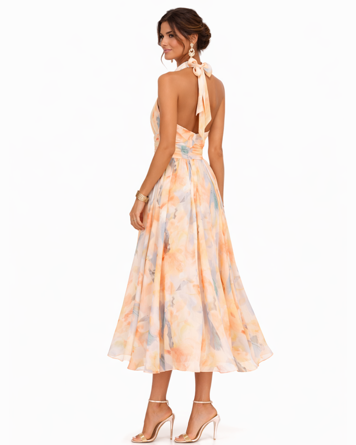 Lightweight Neckholder Maxi Dress
