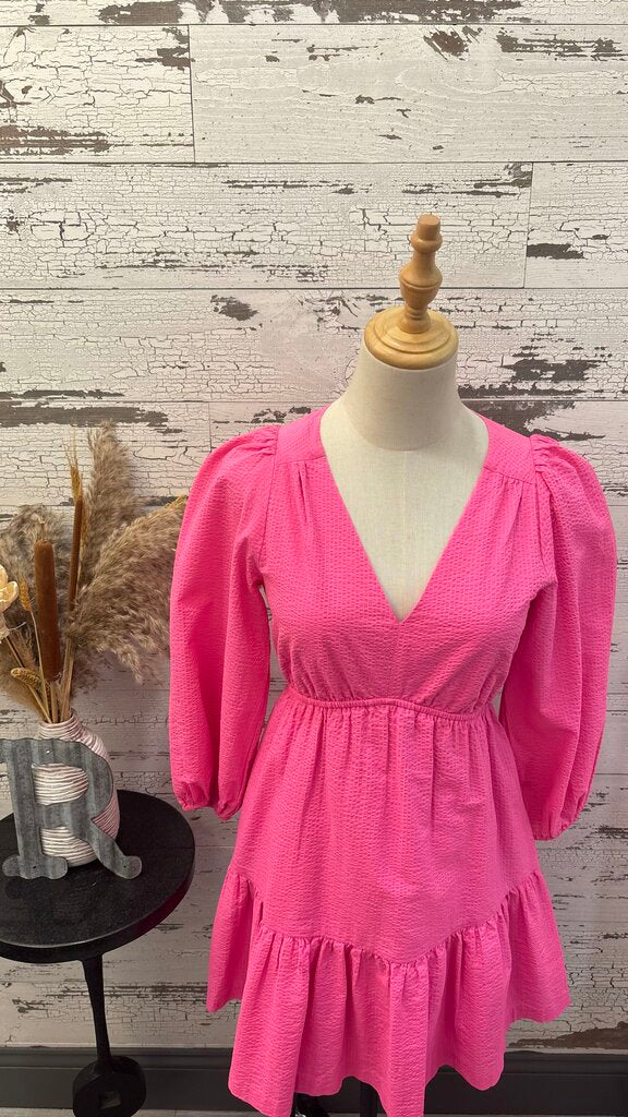 Lilly Pulitzer Hot Pink Dress Size: 00