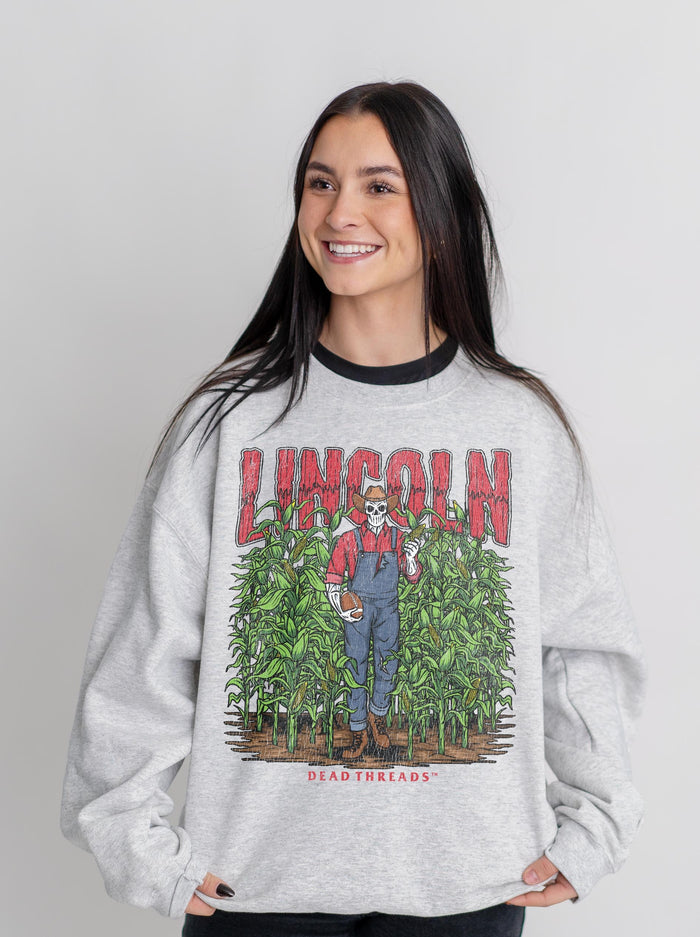 LINCOLN FOOTBALL CREWNECK SWEATSHIRT – Sweatshirt – Dead Threads Apparel