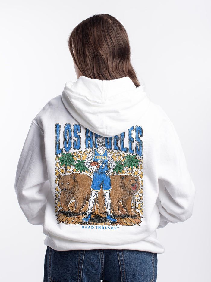 LOS ANGELES BASKETBALL - “DT ESSENTIAL" HOODIE – Hoodie – Dead Threads Apparel