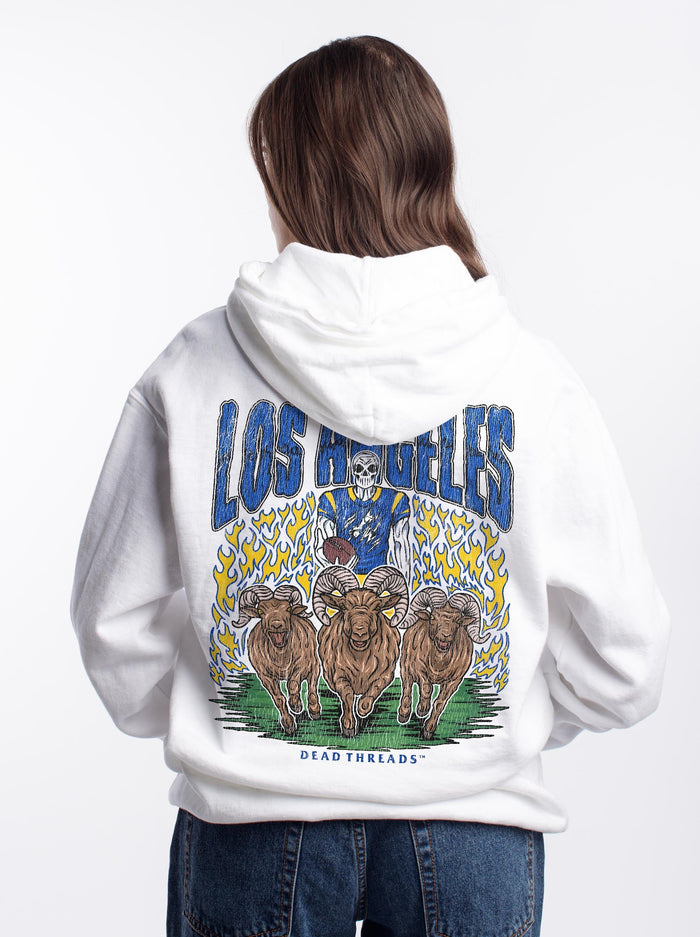 LOS ANGELES FOOTBALL - “DT ESSENTIAL" HOODIE – Hoodie – Dead Threads Apparel