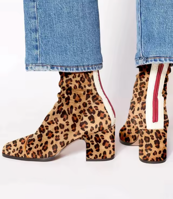 Mckenzie - Square Toe Heeled Boots