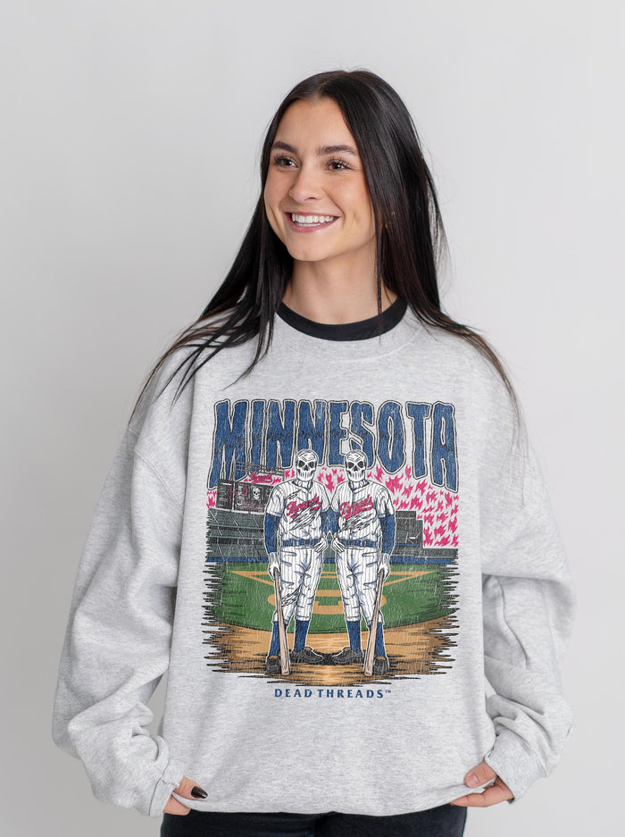 MINNESOTA BASEBALL CREWNECK SWEATSHIRT – Sweatshirt – Dead Threads Apparel