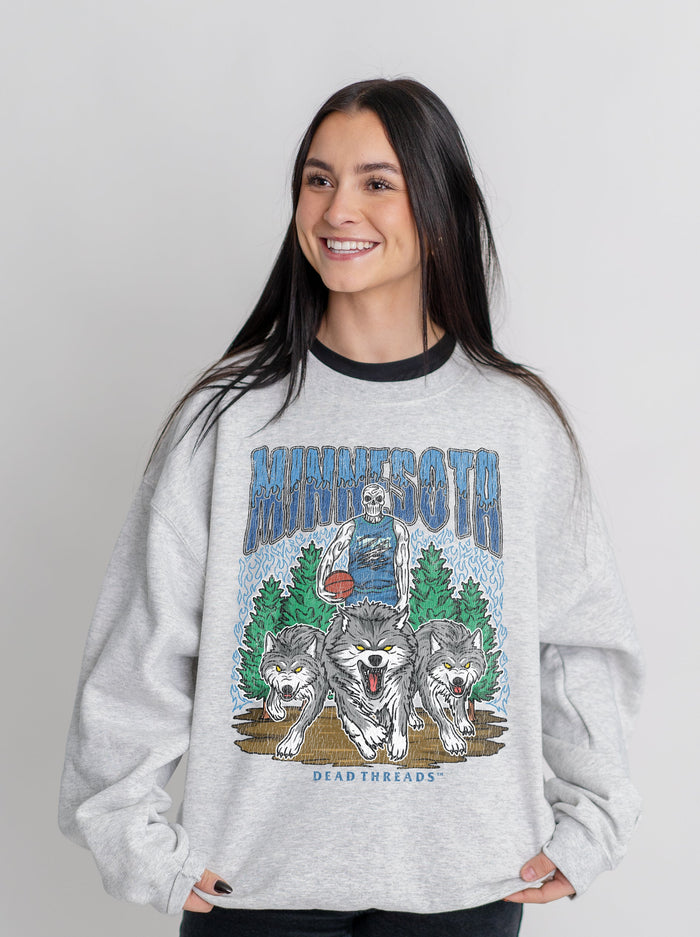 MINNESOTA BASKETBALL CREWNECK SWEATSHIRT – Sweatshirt – Dead Threads Apparel