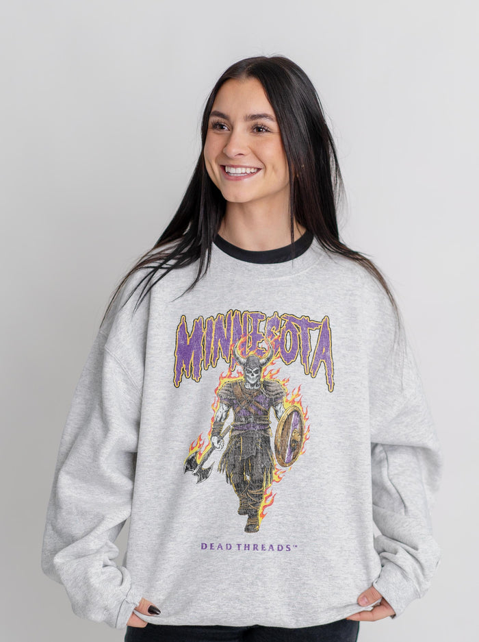 MINNESOTA FOOTBALL v2 CREWNECK SWEATSHIRT – Sweatshirt – Dead Threads Apparel