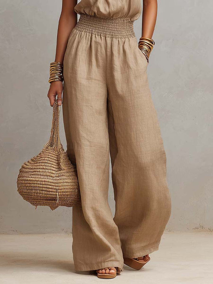 Nadine | Boho Belted Utility Jumpsuit