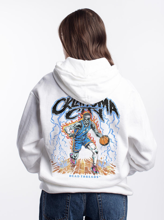 OKLAHOMA CITY "BLUE" BASKETBALL - “DT ESSENTIAL" HOODIE – Hoodie – Dead Threads Apparel