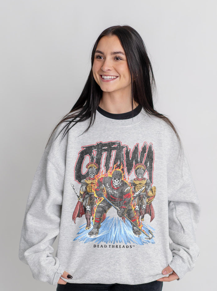 OTTAWA HOCKEY CREWNECK SWEATSHIRT – Sweatshirt – Dead Threads Apparel