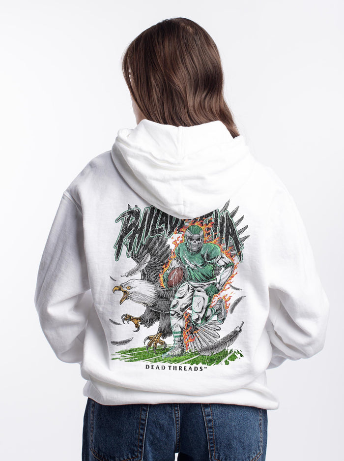 PHILADELPHIA FOOTBALL v2 - “DT ESSENTIAL" HOODIE – Hoodie – Dead Threads Apparel