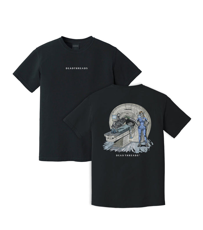 RADIATION REAPER (MRI, FEMALE) - “DT ESSENTIAL" PREMIUM T - SHIRT – T-Shirt – Dead Threads Apparel