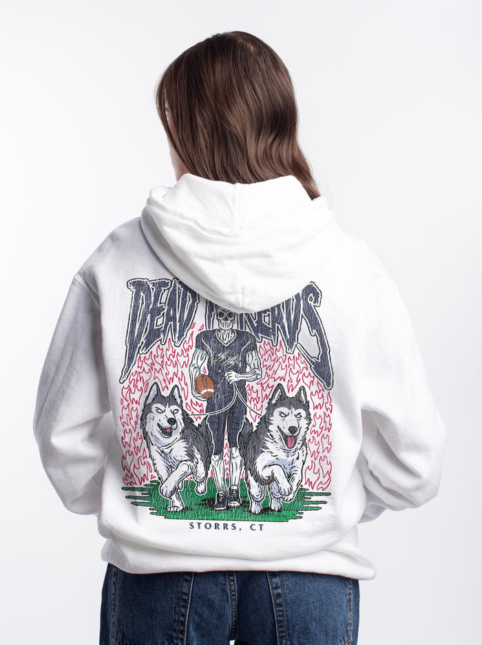 STORRS FOOTBALL - “DT ESSENTIAL" HOODIE – Hoodie – Dead Threads Apparel