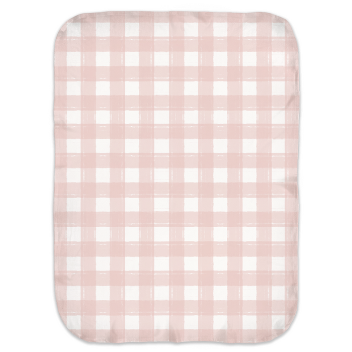 Swaddle Blanket Gingham Pink