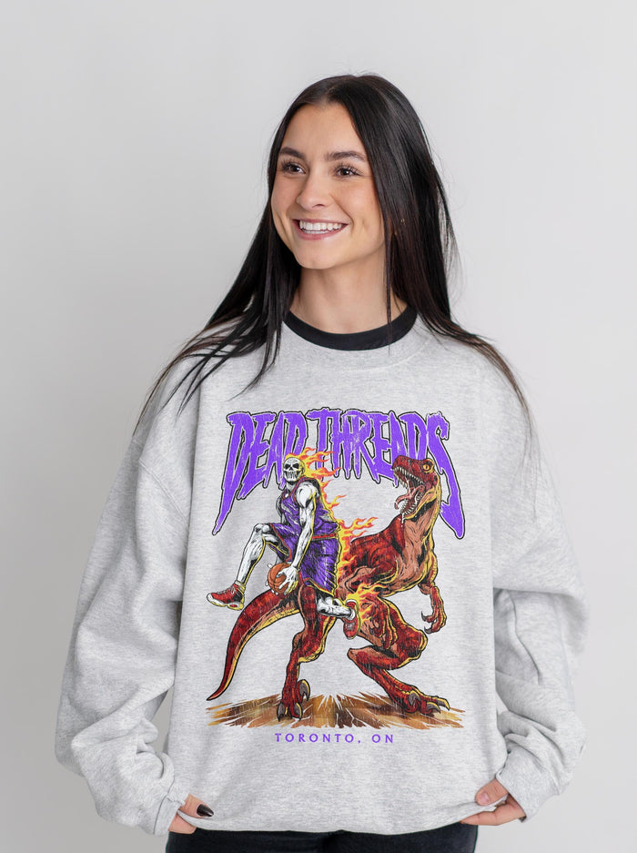 TORONTO BASKETBALL - CREWNECK SWEATSHIRT – Sweatshirt – Dead Threads Apparel