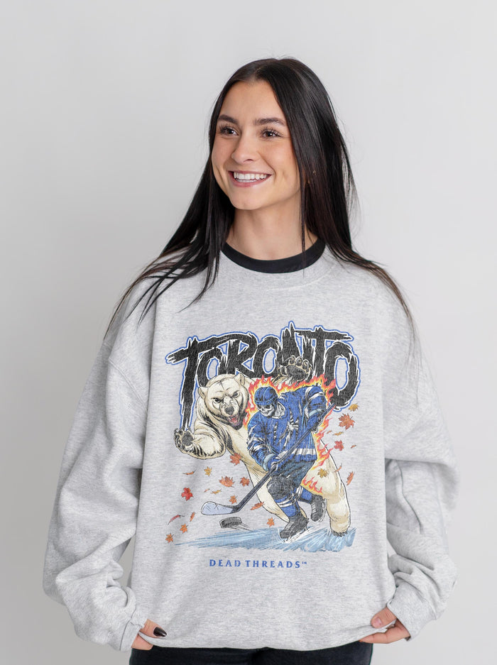 TORONTO HOCKEY CREWNECK SWEATSHIRT – Sweatshirt – Dead Threads Apparel