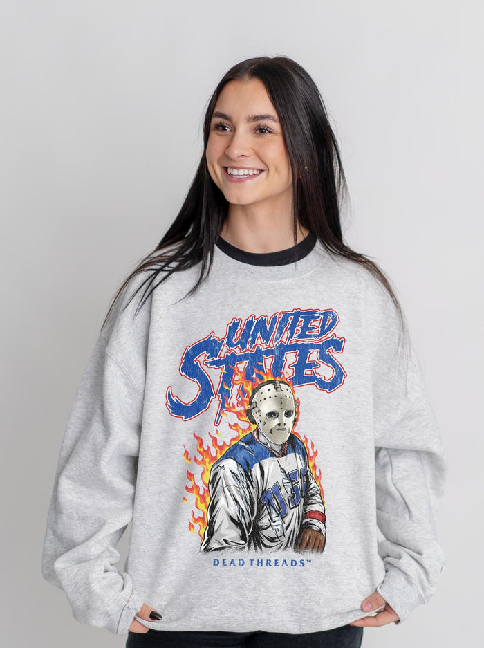 USA HOCKEY v2 CREWNECK SWEATSHIRT – Sweatshirt – Dead Threads Apparel