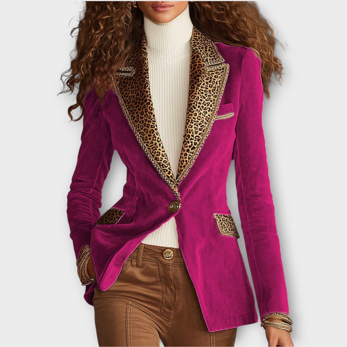 VELVET STATEMENT TRIM BLAZER