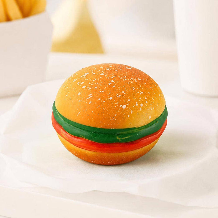12PCS - Hamburger Squeeze Squishy Stress Relief Toy