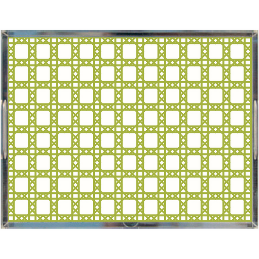 Acrylic Tray - Chippendale Green