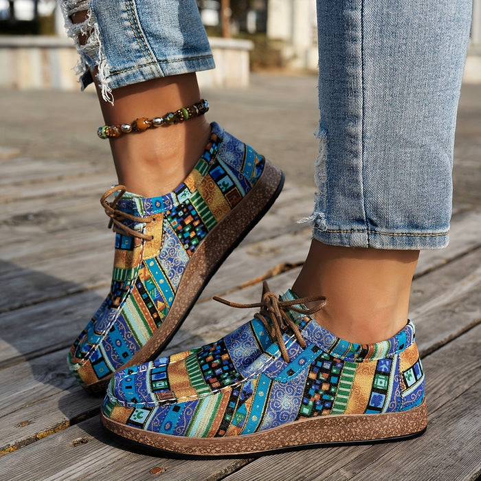 ADELINE – VIBRANT PATCHWORK COMFORT SNEAKERS
