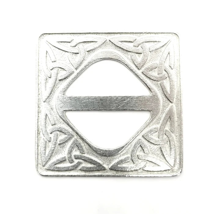 Aerial Scarf and Pewter Scarf Ring ~ Free Shipping Mother's Day Special