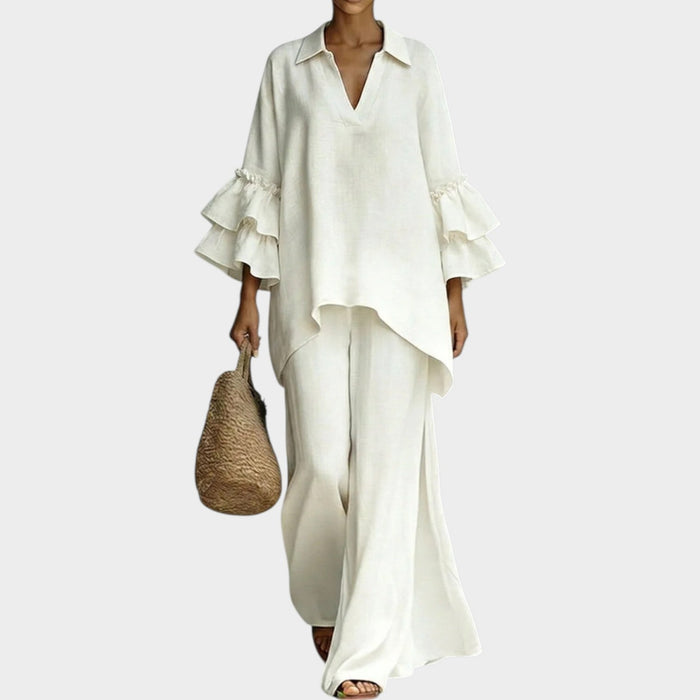 Amelie | Flutter Sleeve Two-Piece Set