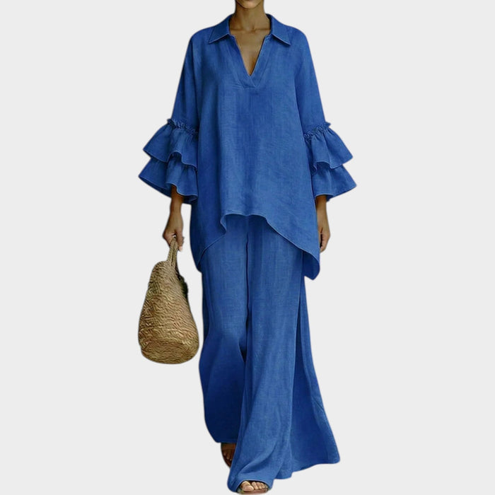 Amelie | Flutter Sleeve Two-Piece Set