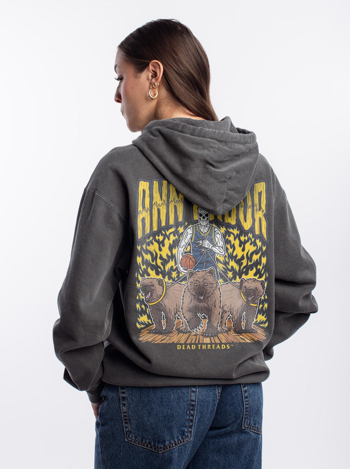 ANN ARBOR BASKETBALL - “DT ESSENTIAL" HOODIE – Hoodie – Dead Threads Apparel
