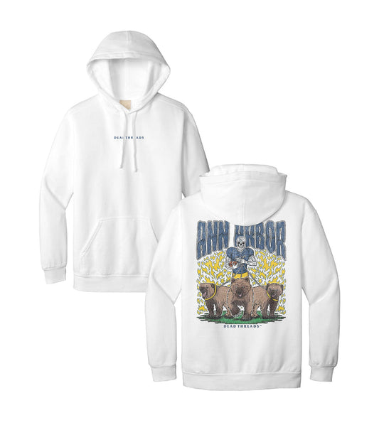 ANN ARBOR FOOTBALL - “DT ESSENTIAL" HOODIE – Hoodie – Dead Threads Apparel