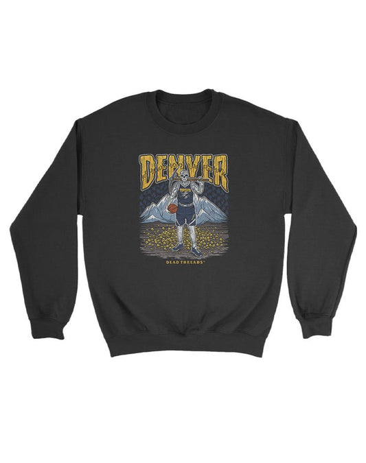 DENVER BASKETBALL KIDS CREWNECK SWEATSHIRT – Kids clothes – Dead Threads Apparel