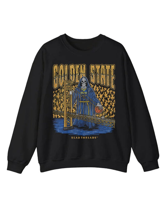 GOLDEN STATE BASKETBALL CREWNECK SWEATSHIRT – Sweatshirt – Dead Threads Apparel